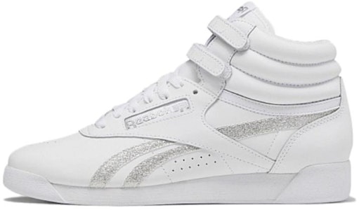 (女款)Reebok Freestyle High 'White Glitter' GX2232 Buy (女款)Reebok Freestyle High 'White Glitter' GX2232