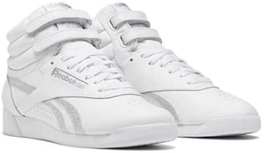 (女款)Reebok Freestyle High 'White Glitter' GX2232 Lookbook (女款)Reebok Freestyle High 'White Glitter' GX2232