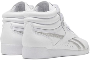 (W) Reebok Freestyle Tinggi 'Putih Glitter' GX2232 Shop (W) Reebok Freestyle Tinggi 'Putih Glitter' GX2232