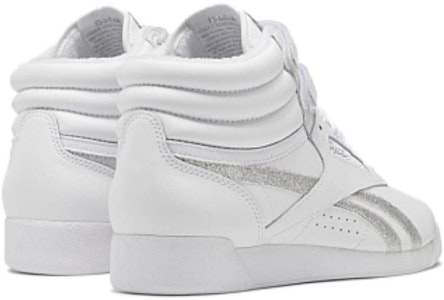 (女款)Reebok Freestyle High 'White Glitter' GX2232 Shop (女款)Reebok Freestyle High 'White Glitter' GX2232