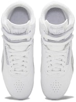 (W) Reebok Freestyle Tinggi 'Putih Glitter' GX2232 Purchase (W) Reebok Freestyle Tinggi 'Putih Glitter' GX2232