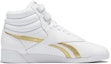 Lookbook (Women)  Reebok Freestyle High 'White Gold Metallic Glitter'  GX2231