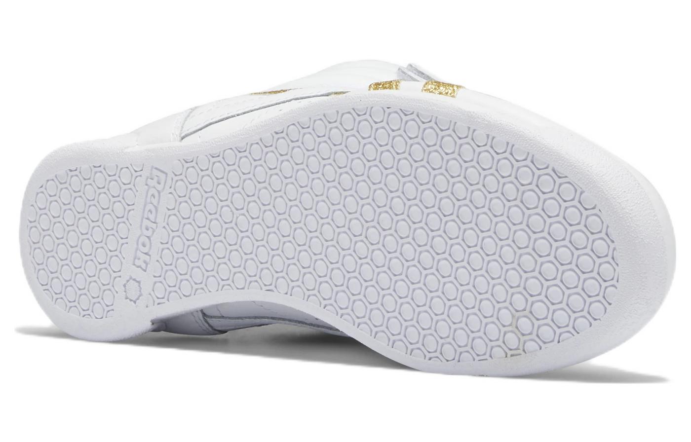 Sizing (W) Reebok Freestyle High ''Weiß Gold Metallic Glitter'' GX2231