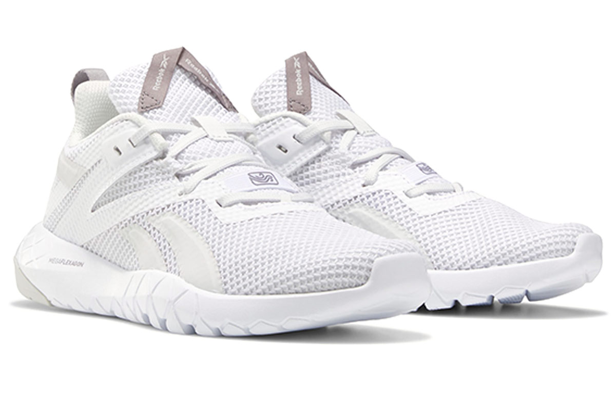 Lookbook (W) Reebok Mega Flexagon 'Blanco Gris Verdadero' FU8676