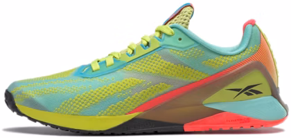 (Women) Reebok Nano X1 'Acid Yellow Pixel Mint' GZ8948 (Women) Reebok Nano X1 'Acid Yellow Pixel Mint' GZ8948