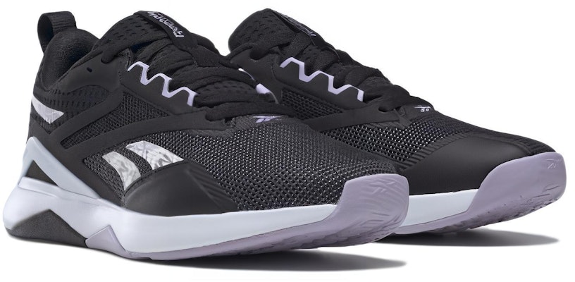 (W) Reebok Nanoflex TR 2.0 'Hitam Ungu Oasis' HQ4221 Lookbook (W) Reebok Nanoflex TR 2.0 'Hitam Ungu Oasis' HQ4221