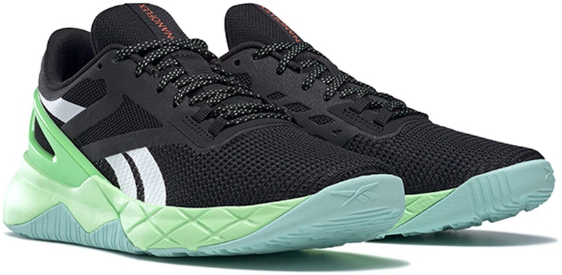 (女性用)Reebok Nanoflex TR '黑色霓虹薄荷綠' FX7941 Lookbook (女性用)Reebok Nanoflex TR '黑色霓虹薄荷綠' FX7941