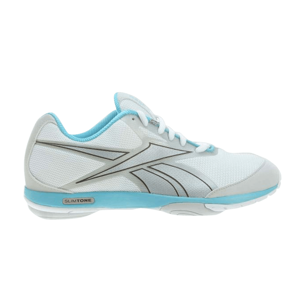 Buy (W) Reebok Slim Tone 'Blanco Acero Azul Neón' J84821