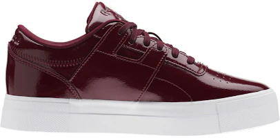 Order (女士)Reebok 運動低筒漆皮 'Rustic Wine' CN3563