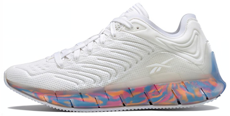 (Women) Reebok Zig Kinetica 'White Blue Pink' FW6155 Buy (Women) Reebok Zig Kinetica 'White Blue Pink' FW6155