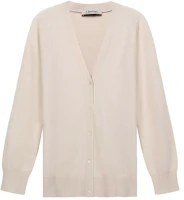 (Women) 'S Max Mara Beige Solid V-Neck Knit Sweater by S MAX MARA 9346021906001-ERBERT (Women) 'S Max Mara Beige Solid V-Neck Knit Sweater by S MAX MARA 9346021906001-ERBERT