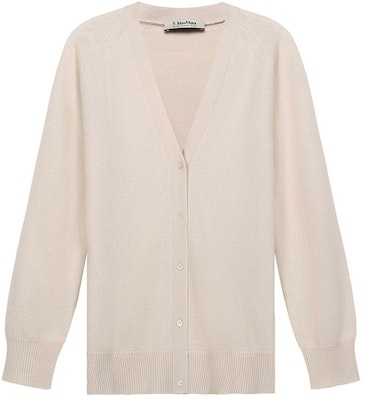 (W) S MAX MARA 女士米色纯色V领针织毛衣 9346021906001-ERBERT Buy (W) S MAX MARA 女士米色纯色V领针织毛衣 9346021906001-ERBERT