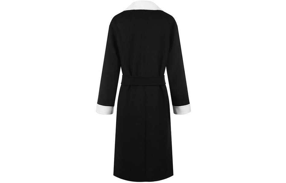 Lookbook (W) ''Max Mara Ada Wool Coat Wanita Mid-Length - Hitam'' 9011012106013-ADA