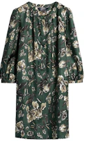 (Women) 'S Max Mara MAX MARA Albina Floral Long-Sleeve Loose Dress Sage Green 9226122906004-ALBINA (Women) 'S Max Mara MAX MARA Albina Floral Long-Sleeve Loose Dress Sage Green 9226122906004-ALBINA