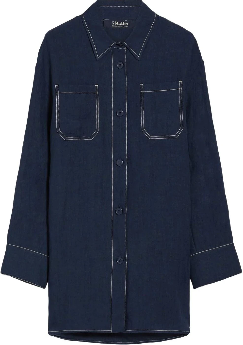 women-s-max-mara-max-mara-blue-long-sleeve-single-breasted-shirt-dress-2419111053600-004