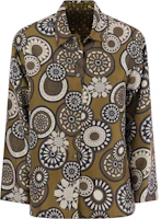 (Women) 'S Max Mara Max Mara Brown Printed Collared Shirt 2391160238600-001 (Women) 'S Max Mara Max Mara Brown Printed Collared Shirt 2391160238600-001