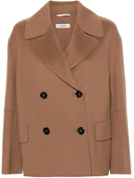 (Women) 'S Max Mara Max Mara Camel Double-Breasted V-Neck Long Sleeve Blazer Jacket 2419041031600CAPE022 (Women) 'S Max Mara Max Mara Camel Double-Breasted V-Neck Long Sleeve Blazer Jacket 2419041031600CAPE022