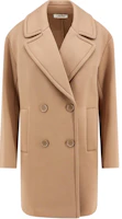 (Women) 'S Max Mara Max Mara Khaki Long Sleeve Double-Breasted Coat POIZON240722933 (Women) 'S Max Mara Max Mara Khaki Long Sleeve Double-Breasted Coat POIZON240722933