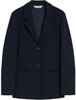 (Women) 'S Max Mara Max Mara Madera Navy Blue Solid Long Sleeve Blazer 6911034806005-MADERA (Women) 'S Max Mara Max Mara Madera Navy Blue Solid Long Sleeve Blazer 6911034806005-MADERA