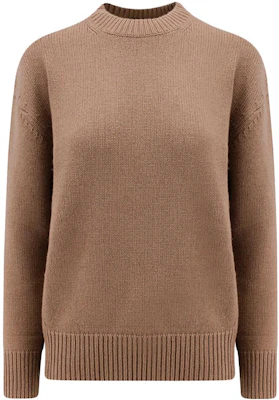 (W) ''S Max Mara Max Mara 棕色纯色圆领针织毛衣 2393661033600-013 Buy (W) ''S Max Mara Max Mara 棕色纯色圆领针织毛衣 2393661033600-013