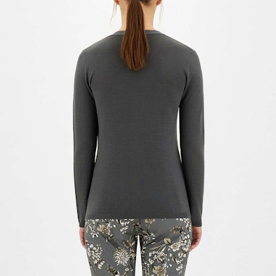 (W) ''S Max Mara MAX MARA Vネック ウール カーディガン セーター - グレー 9346031906004-ERICE Shop (W) ''S Max Mara MAX MARA Vネック ウール カーディガン セーター - グレー 9346031906004-ERICE