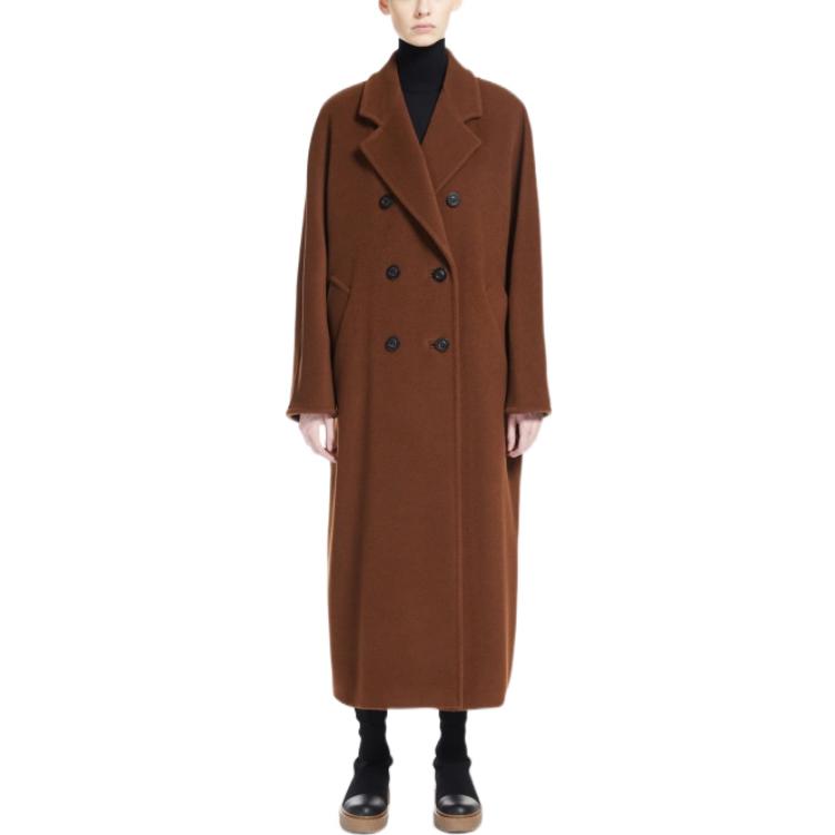 Lookbook (W) ''Max Mara 101801 Mantel Wol Klasik Caramel Double-Breasted Oversize'' 1018012606