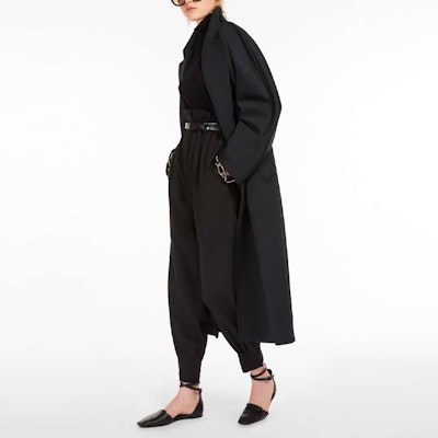 (W) Abrigo ligero oversize Max Mara 101801 negro 1901012106002-MADAME2 Shop (W) Abrigo ligero oversize Max Mara 101801 negro 1901012106002-MADAME2