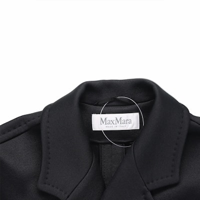 (W) Abrigo ligero oversize Max Mara 101801 negro 1901012106002-MADAME2 Details for (W) Abrigo ligero oversize Max Mara 101801 negro 1901012106002-MADAME2