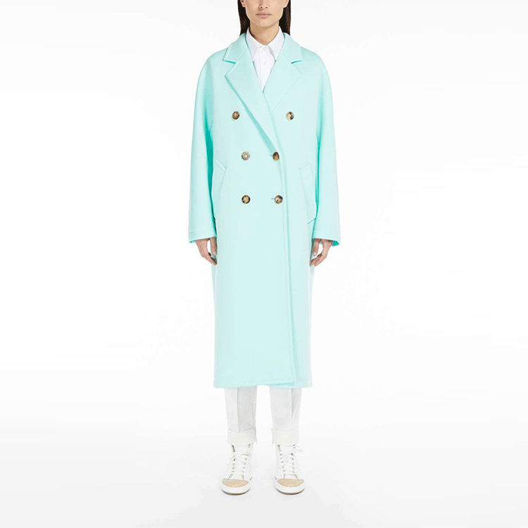 (Women) 'S Max Mara MaxMara 101801 Madame2  Green Wool Double-Breasted Oversized Coat 1901012106006-MADAME2 圖 3