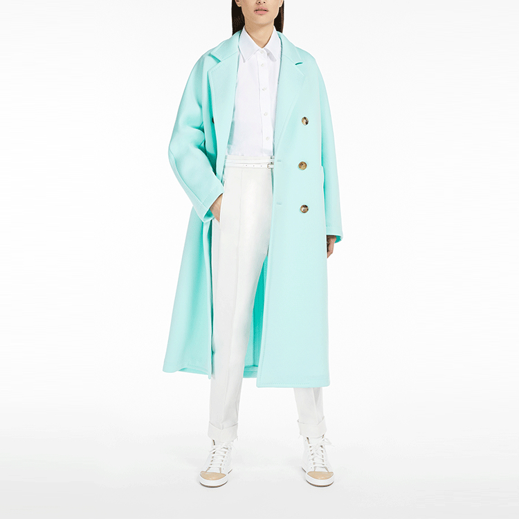 (Women) 'S Max Mara MaxMara 101801 Madame2  Green Wool Double-Breasted Oversized Coat 1901012106006-MADAME2 圖 5