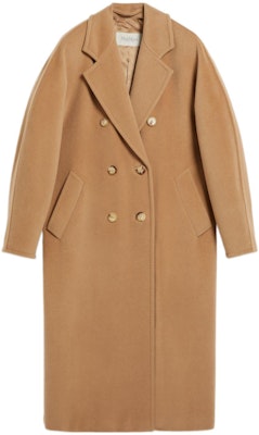 (Women) 'S Max Mara MaxMara 101801 Madame Double-Breasted Wool Coat Women’s Camel Color. 1018012906001-MADAME Order (Women) 'S Max Mara MaxMara 101801 Madame Double-Breasted Wool Coat Women’s Camel Color. 1018012906001-MADAME