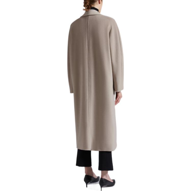 (Women) 'S Max Mara MaxMara 101801 Madame Double-breasted Wool Coat for Women, Classic Beige 1018010906002-MADAME 圖 5