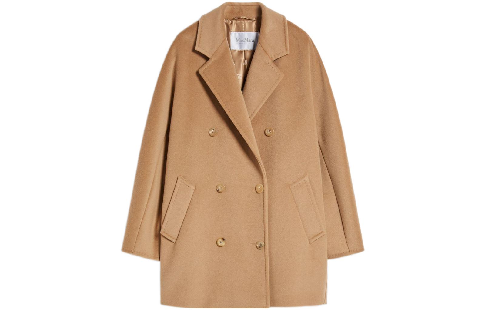 Order (W) Abrigo Corto Camello Doble Botonadura Mujer Max Mara 101801 1086032906001-GUINEA