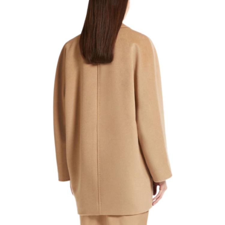 Purchase (W) Abrigo Corto Camello Doble Botonadura Mujer Max Mara 101801 1086032906001-GUINEA