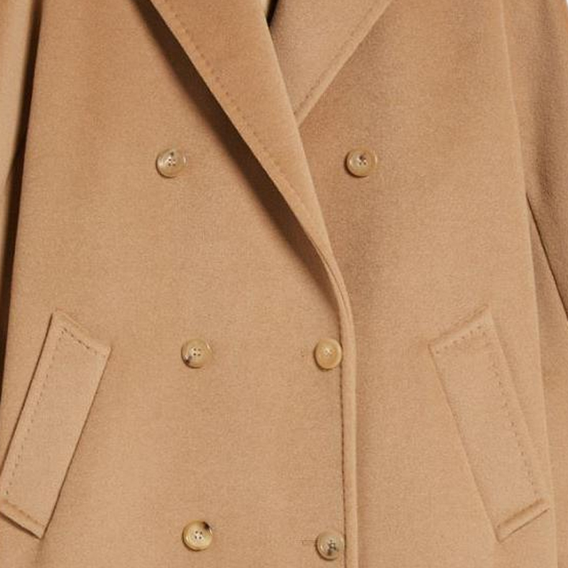 Sizing (W) Abrigo Corto Camello Doble Botonadura Mujer Max Mara 101801 1086032906001-GUINEA