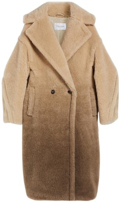 (W) ''S Max Mara MaxMara 23 渐变泰迪羊毛双排扣大衣 米色 1011034106-001 Buy (W) ''S Max Mara MaxMara 23 渐变泰迪羊毛双排扣大衣 米色 1011034106-001