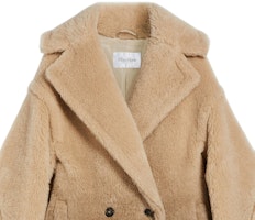 (W) ''S Max Mara MaxMara 23 渐变泰迪羊毛双排扣大衣 米色 1011034106-001 Details for (W) ''S Max Mara MaxMara 23 渐变泰迪羊毛双排扣大衣 米色 1011034106-001