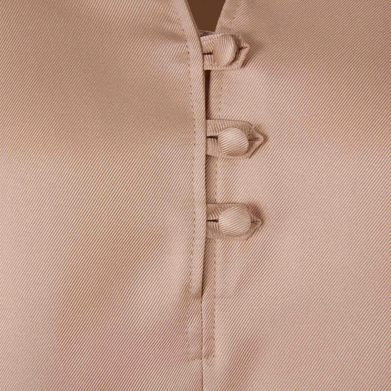 Sizing (W) ''에스 맥스마라 맥스마라 조절 가능한 솔리드 셔츠 베이지 핑크''. 2311161139600-006