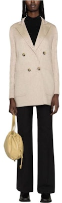 (W) ''Max Mara MaxMara Beige Coat Double-Breasted Rajut Ribbed'' DALIDA002002 Lookbook (W) ''Max Mara MaxMara Beige Coat Double-Breasted Rajut Ribbed'' DALIDA002002