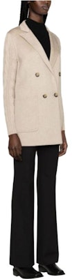 (W) ''Max Mara MaxMara Beige Coat Double-Breasted Rajut Ribbed'' DALIDA002002 Purchase (W) ''Max Mara MaxMara Beige Coat Double-Breasted Rajut Ribbed'' DALIDA002002