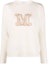 Order (W) ''S Max Mara MaxMara 米色針織毛衣,品牌字母提花設計與圓領款式。 2313610131600-003
