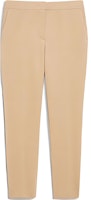 (Women) 'S Max Mara MaxMara Beige Mid-Rise Straight-Leg Casual Pants 2421786021600-047 (Women) 'S Max Mara MaxMara Beige Mid-Rise Straight-Leg Casual Pants 2421786021600-047