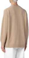 Lookbook (W) ''S Max Mara MaxMara 米色數字圖案設計寬鬆針織毛衣 2313611431600-015