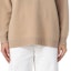 Sizing (Women) 'S Max Mara MaxMara Beige Oversized Knit Sweater with Numeric Intarsia Design. 2313611431600-015