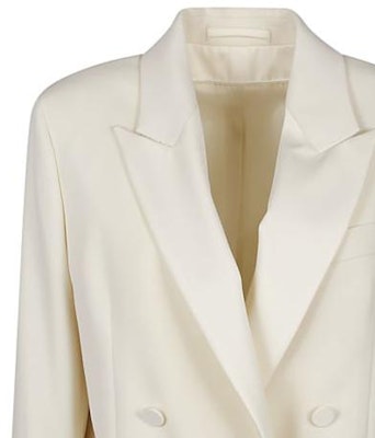 (W) ''S Max Mara MaxMara 米色純色長袖外套 2310460137600-002 Shop (W) ''S Max Mara MaxMara 米色純色長袖外套 2310460137600-002