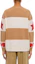 Lookbook (Women) 'S Max Mara MaxMara Beige Striped Pattern Crew Neck Long Sleeve Sweater 2421366121600007