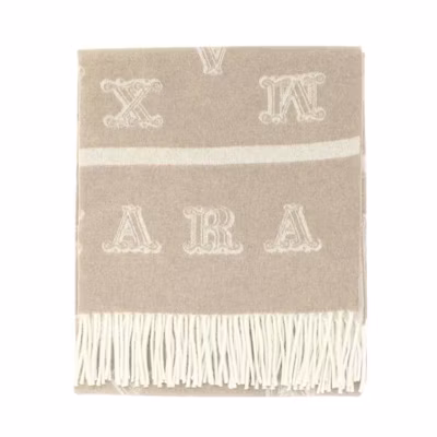 (Women) 'S Max Mara MaxMara Beige Tassel Knit Warm Scarf 2345463033600WSKLAUSE003