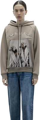 (W) Max Mara Beige Tie-Up Hoodie Boleh Laras 2319260139600-003 Purchase (W) Max Mara Beige Tie-Up Hoodie Boleh Laras 2319260139600-003