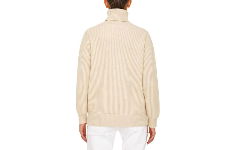 Lookbook (Women) 'S Max Mara MaxMara  Beige Turtleneck Knit Pullover Sweater. 136624266-002