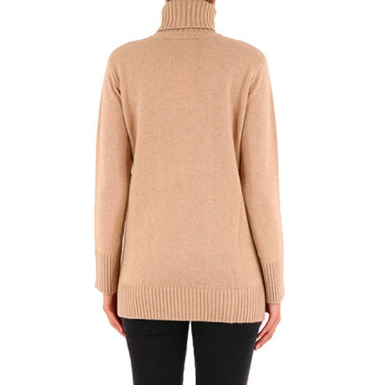 Purchase (Women) 'S Max Mara MaxMara  Beige Wool Turtleneck Sweater Long Sleeve Pullover 13660203600-002